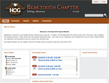 Tablet Screenshot of beartoothhog.com